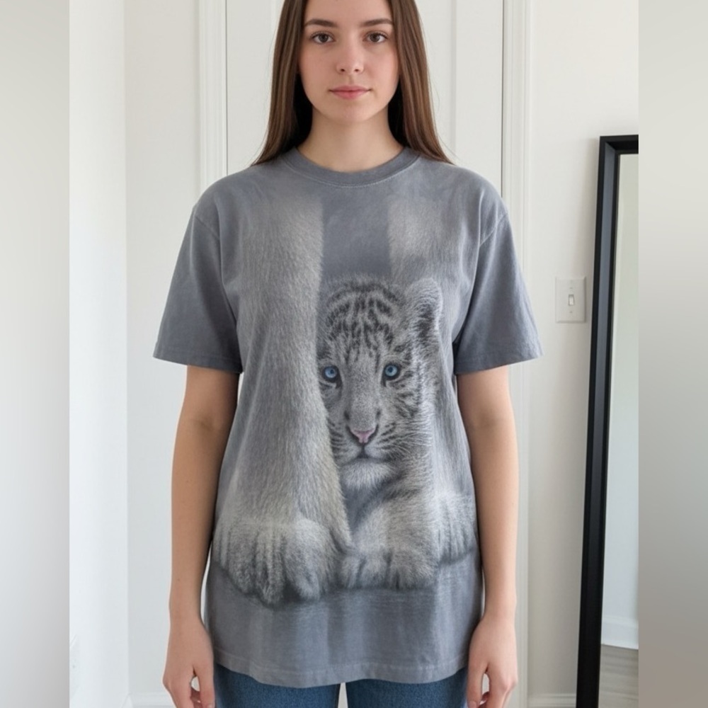The Mountain Gray Snow Leopard T-Shirt
